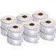 Dymo LabelWriter Labels - 1" Height x 2 1/8" Width - Rectangle - Direct Thermal - White - 500 / Roll - 12 / Pack