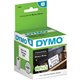 Dymo LabelWriter Video Top Labels - 1 4/5" Width x 3 1/10" Length - Rectangle - Direct Thermal - 150 / Roll - 150 / Roll