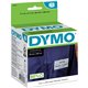 Dymo Non-Adhesive LabelWriter Name Badge Labels - 2 7/16" Width x 4 3/16" Length - Rectangle - White - 250 / Roll - 250 / Roll