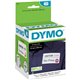 Dymo LabelWriter Time-expire Name Badge Labels - 2 1/4" Width x 4" Length - Rectangle - White - 250 / Roll - 250 / Roll