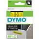 Dymo D1 Electronic Tape Cartridge - 1/2" Width - Thermal Transfer - Yellow - Polyester - 1 Each