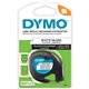 Dymo LetraTag Label Maker Tape Cartridge - 1/2" Width - Direct Thermal - White - Polyester - 1 Each