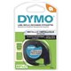 Dymo LetraTag Label Maker Tape Cartridge - 1/2" Width - Direct Thermal - Silver - 1 Each