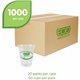 Eco-Products 16 oz GreenStripe Cold Cups - 50 / Pack - 20 / Carton - Clear, Green - Polylactic Acid (PLA) - Cold Drink