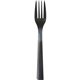 Eco-Products 6" Recycled Polystyrene Forks - 20/Carton - Black