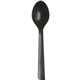 Eco-Products 6" Recycled Polystyrene Spoons - 20/Carton - Black