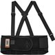 Ergodyne ProFlex 1625 Elastic Back Support Brace - 30" - 34" Waist Size - Black - Elastic, Polypropylene, Rubber - 1 Each