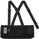 Ergodyne ProFlex 1625 Elastic Back Support Brace - 34" - 38" Waist Size - Black - Elastic, Polypropylene, Rubber - 1 Each