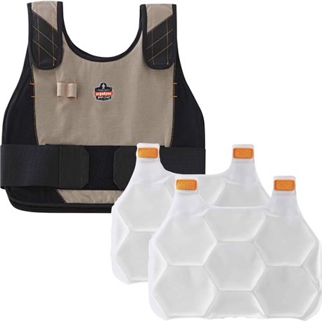 Chill-Its 6215 Safety Vest - Recommended for: Indoor, Outdoor, Pulp & Paper, Motorcycle, Biking - Small/Medium Size - 40" Chest 