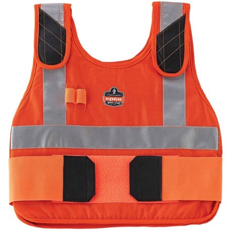 Chill-Its 6225 Premium Cooling Vest - Recommended for: Indoor, Outdoor - Large/Extra Large Size - Hook & Loop Closure - Cotton, 