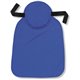 Chill-Its 6717 Evaporative Cooling Hard Hat Pad w/ Neck Shade - 0.5" Width x 9.5" Height x 7" Length - 24 / Carton - Solid Blue 