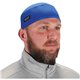 Chill-Its 6630 Skull Cap - Terry Cloth - Fabric, Elastic - Blue