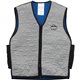 Chill-Its 6665 Evaporative Cooling Vest - Medium Size - Polyester, Fabric, Nylon, Mesh - Black, Gray - Water Repellent, Pocket, 