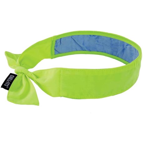 Chill-Its 6700CT Cooling Bandana - 6 / Carton - Yellow - Cotton