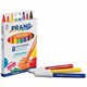 Prang Bullet Tip Washable Master Pack Art Markers - Broad Marker Point - Bullet Marker Point Style - Assorted - White Barrel - 8