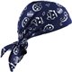 Chill-Its 6710CT Evaporative Cooling Bandana Triangle Hat - 0.5" Width x 9.5" Height x 7" Length - 6 / Carton - Navy Western - P