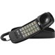 AT&T Trimline 210-BK Standard Phone - Black - 1 x Phone Line - Hearing Aid Compatible