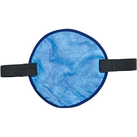 Chill-Its 6715CT Evaporative Cooling Hard Hat Pad - 0.5" Width x 9.5" Height x 7" Length - 6 / Carton - Blue - Polyvinyl Alcohol