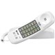 AT&T Trimline 210WH Standard Phone - White - 1 x Phone Line