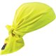 Chill-Its 6710FR Evaporative FR Cooling Triangle Hat - 5" Width x 9.5" Height x 7" Length - 6 / Carton - Lime - Cotton, Fabric, 