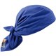 Chill-Its 6710FR Evaporative FR Cooling Triangle Hat - 5" Width x 9.5" Height x 7" Length - 6 / Carton - Blue - Cotton, Fabric, 