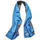 Chill-Its 6602MF Evaporative Microfiber Cooling Towel - 2.5" Width x 7.3" Height x 2.3" Length - 1 Each - Blue - MicroFiber