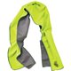 Chill-Its 6602MF Evaporative Microfiber Cooling Towel - 2.5" Width x 7.3" Height x 2.3" Length - 1 Each - Lime - MicroFiber