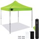 Shax 6000 Heavy-Duty Pop-Up Tent - 10ft x 10ft / 3m x 3m - Canopy StyleLime - Acrylonitrile Butadiene Styrene (ABS), Plastic, Po