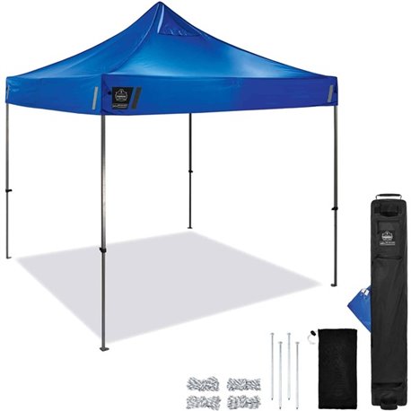 Shax 6000 Heavy-Duty Pop-Up Tent - 10ft x 10ft / 3m x 3m - Canopy StyleBlue - Acrylonitrile Butadiene Styrene (ABS), Plastic, Po