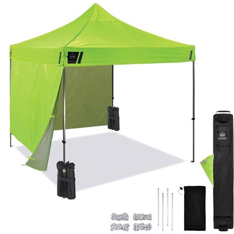 Shax 6051 Heavy-Duty Pop-Up Tent Kit - 10ft x 10ft / 3m x 3m - Canopy StyleLime - Acrylonitrile Butadiene Styrene (ABS), Plastic