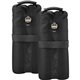 Shax 6094 One Size Tent Weight Bags - 40 lb Capacity - 10" Width x 7" Length - Black - Polyurethane, Polyester - 1Each - Tent