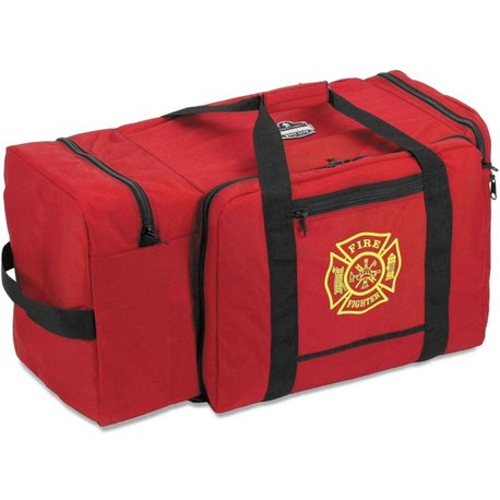 Ergodyne Arsenal 5005 Carrying Case Gear, Helmet - Red - 1000D Nylon Body - Handle, Shoulder Strap - 15" Height x 15" Width x 30