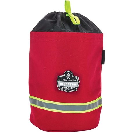 Ergodyne Arsenal 5080 Carrying Case Gear, Belt, ID Card, Full Mask Respirator, SCBA Mask - Red - 1000D Nylon Body - 12" Height x