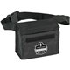 Ergodyne Arsenal 5180 Carrying Case (Waist Pack) Half Mask Respirator - Black - 420D Nylon Body - Waist Strap - 6.5" Height x 3.