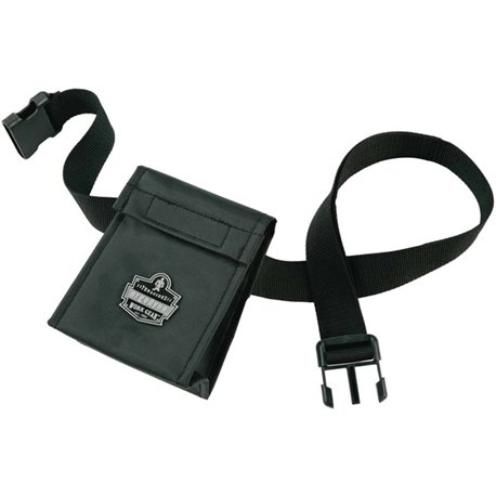 Ergodyne Arsenal 5184 Carrying Case Mouthbit Respirator - Black - 420D Nylon Body - Waist Strap - 6.5" Height x 4" Width x 5" De