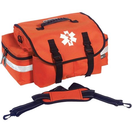 Ergodyne Arsenal 5210 Carrying Case Trauma Kit - Orange - 600D Polyester Body - Reflective Stripe - 7" Height x 10" Width x 16.5