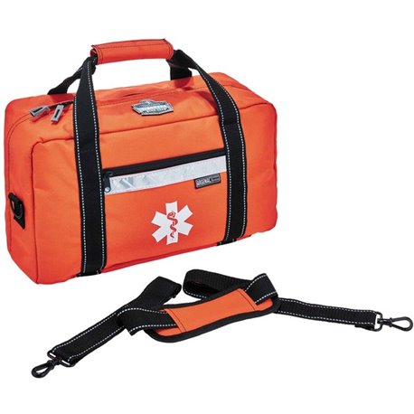 Ergodyne Arsenal 5220 Carrying Case Trauma Kit - Orange - 600D Polyester Body - Reflective Trim - 10" Height x 7.5" Width x 16.5