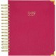 At-A-Glance Harmony Hardcover Daily Monthly Planner, Berry, Medium, 7" x 8 3/4" - Medium Size - Daily, Monthly - 12 Month - Janu