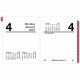 At-A-Glance Loose-Leaf Desk Calendar Refill - Mini Size - Julian Dates - Daily - 12 Month - January 2025 - December 2025 - 1 Day