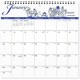At-A-Glance Illustrator's EditionWall Calendar - Medium Size - Julian Dates - Monthly - 12 Month - January 2025 - December 2025 