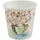 Dixie PerfecTouch 10 oz Insulated Paper Hot Coffee Cups by GP Pro - 25 / Pack - 20 / Carton - White - Paper - Hot Drink