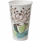 Dixie PerfecTouch 16 oz Insulated Paper Hot Coffee Cups by GP Pro - 25 / Pack - 20 / Carton - Coffee Haze - Paper - Hot Drink, C