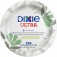 Dixie Ultra Pathways 10-1/16" Heavyweight Paper Plates by GP Pro - 125 / Pack - Serving - Microwave Safe - 10.1" Diameter - Whit