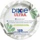 Dixie Ultra Pathways 8-1/2" Heavyweight Paper Plates by GP Pro - 125 / Pack - Serving - Microwave Safe - 8.5" Diameter - White -