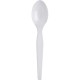 Dixie Heavyweight Disposable Teaspoons by GP Pro - 1000/Carton - Teaspoon - 1 x Teaspoon - White