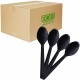 Eco-Products 6" Recycled Polystyrene Spoons - 20/Carton - Black