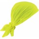 Chill-Its 6710CT Evaporative Cooling Bandana Triangle Hat - 0.5" Width x 9.5" Height x 7" Length - 6 / Carton - Lime - Polyvinyl