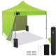 Shax 6051 Heavy-Duty Pop-Up Tent Kit - 10ft x 10ft / 3m x 3m - Canopy StyleLime - Acrylonitrile Butadiene Styrene (ABS), Plastic
