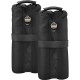 Shax 6094 One Size Tent Weight Bags - 40 lb Capacity - 10" Width x 7" Length - Black - Polyurethane, Polyester - 1Each - Tent