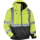GloWear 8377 Type R Class 3 Hi-Vis Quilted Bomber Jacket - Recommended for: Accessories, Construction, Baggage Handling, Gloves,